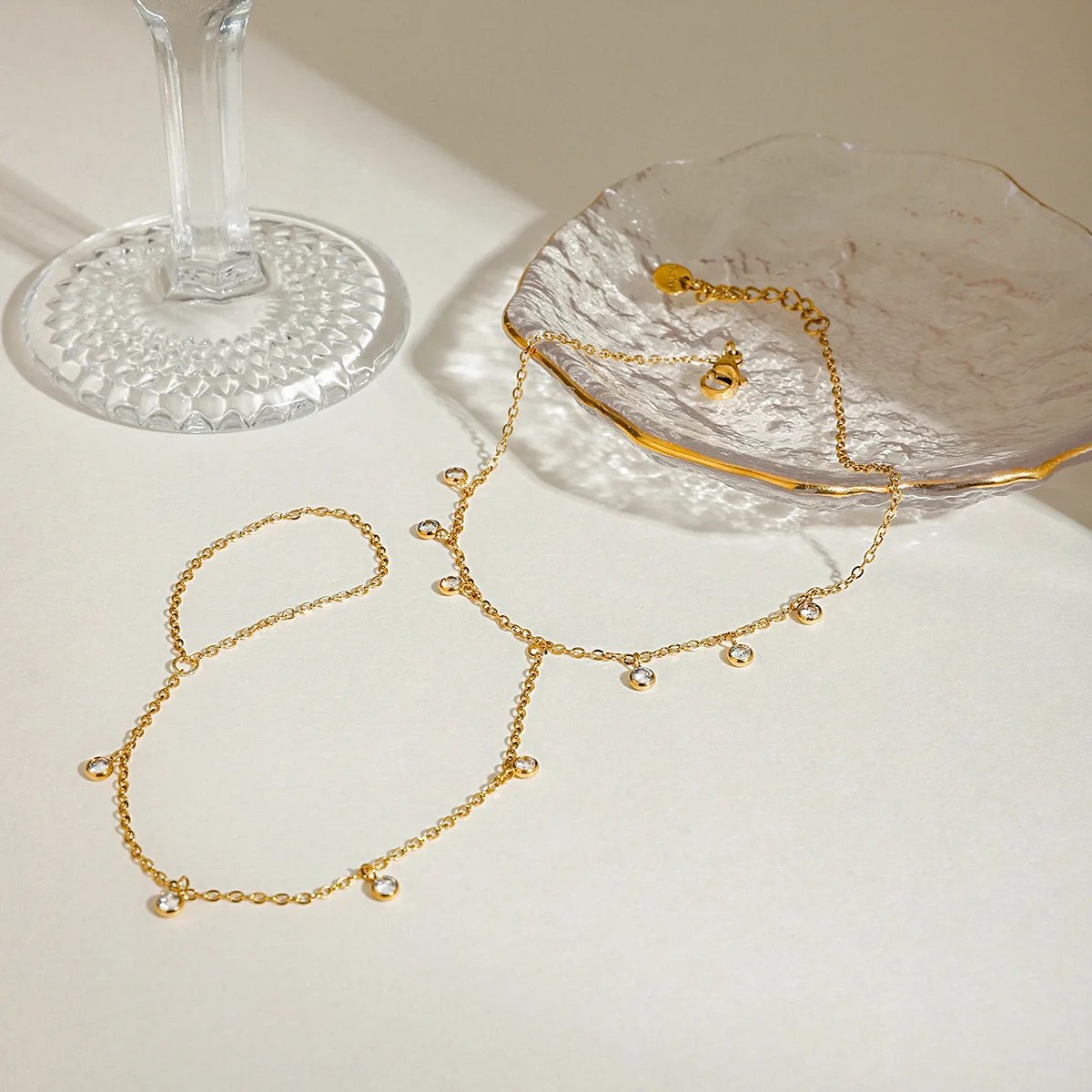 Shimmer Elegant Anklet
