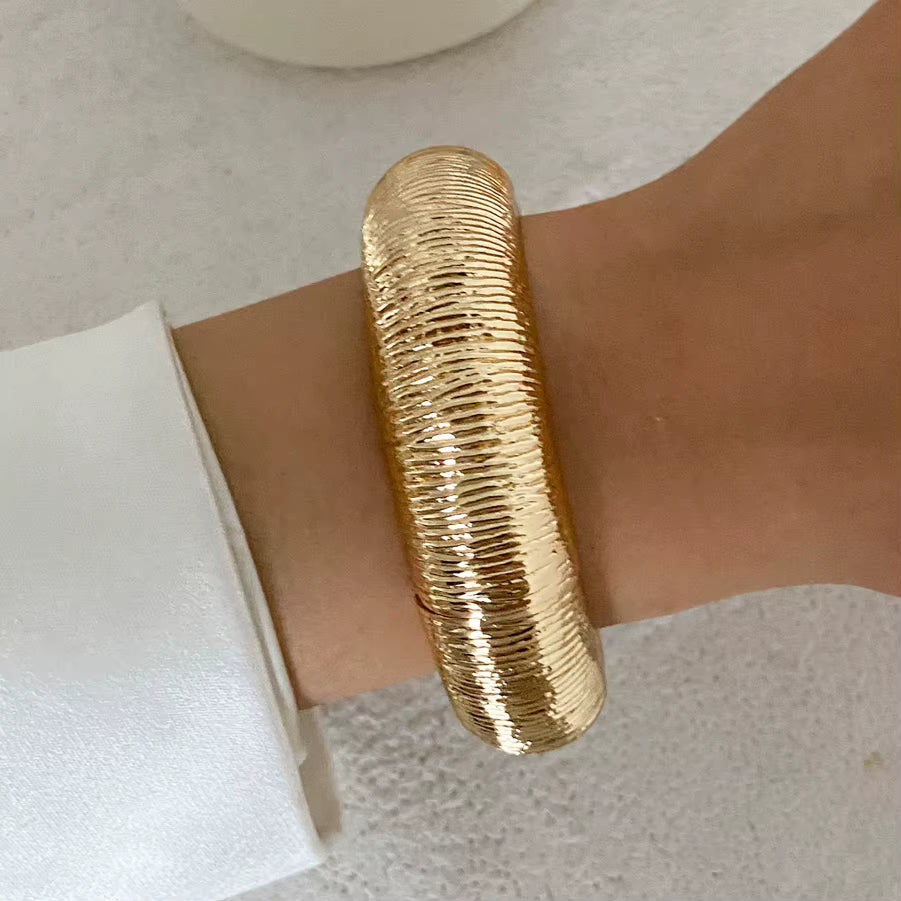 2025 Trendy Stacking Resin Bangles for Women Men Hip Hop Irregular Chunky Cuff Bracelets Charm Accessories Jewelry