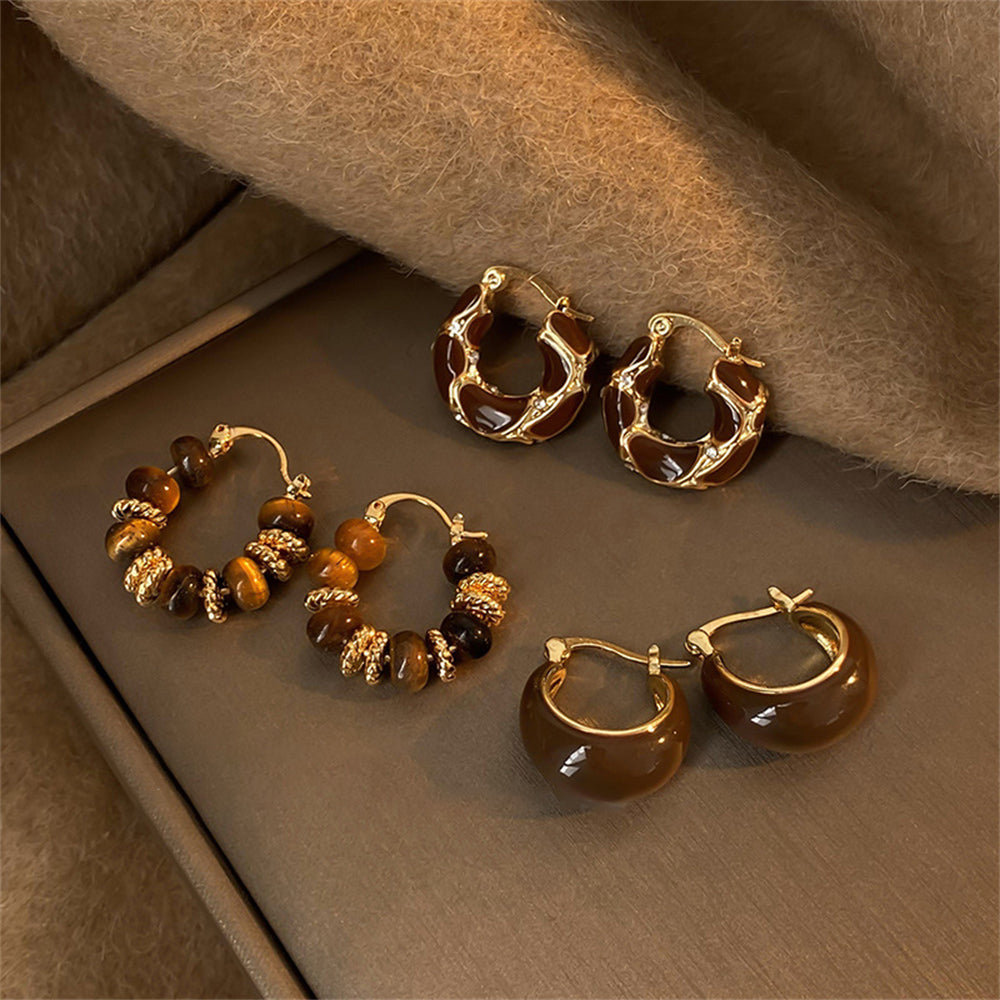 K-Style Brown Hoops